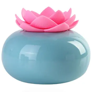 

200Ml Ceramic Ultrasonic Aroma Humidifier Air Diffuser Simplicity Lotus Purifier Atomizer Essential Oil Diffuser