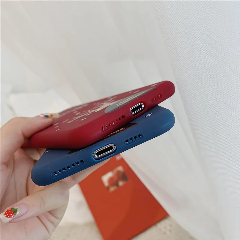 Для iPhone 11 Pro Max чехол Рождественский подарок влюбленным олененок для iPhone xs чехол олень для iPhone 8 Plus 7 6S Xs чехол для Max XR