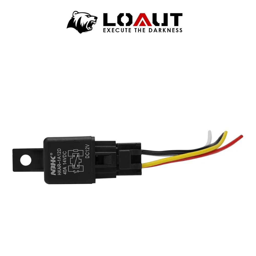 JGAUT 12V 24V 10 керамическая подставка для палочек реле 4-контактный разъем 5-контактный разъем реле с проводкой для Авто автомобильная проводка монтажный комплект регулятора 12V 24V