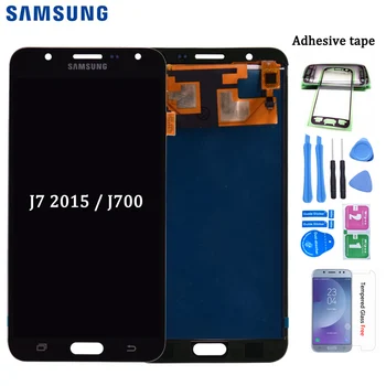 

For Samsung Galaxy J7 2015 J700 J700F J700M J700H LCD Display With Touch Screen Digitizer Assembly adjust brightness