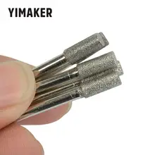 YIMAKER 10 шт. цилиндрические сверла с алмазным покрытием 4 мм(5/3" дюймов) Точилки для бензопилы