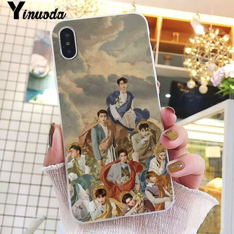 A16 Yinuoda KPOP корейский красивый мальчик NCT шаблон телефон чехол для iPhone 8 7 6 6S Plus X XS MAX 5 5S SE XR 10 Чехлы 11 pro max - Цвет: A16