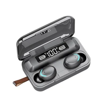 

2020 New In-Ear Earphone TWS Wireless Mini Headset Bluetooth 5.0 Sport Fingerprint Touch Earphone Portable Charging Box IPX6