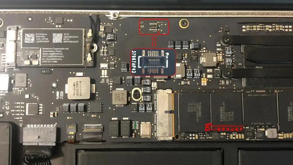 EFI биос карта для MacBook Air 1" a1466 820-00165 решение EFI прошивка замок ID замок контактный замок
