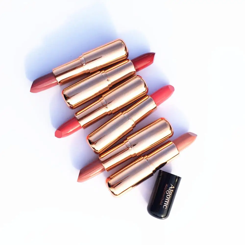 6 Color Lipstick Matte Pumpkin Earthy Color Red Waterproof Moisture Not Remove Lip Makeup