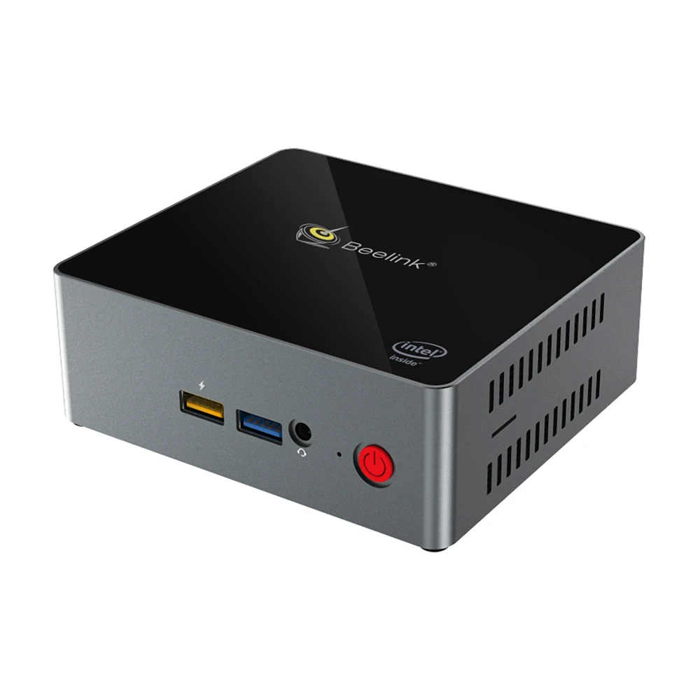 Beelink J34 win 10 Мини ПК intel J3455 2 3 ГГц 8 ГБ DDR3 128 Гб SSD windows компьютер linux NUC ubuntu настольные