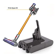 Новинка 4800 мАч 21,6 в батарея для Dyson V8 батарея для Dyson V8 абсолютный/пушистый/животное/литий-ионный пылесос перезаряжаемый тесто