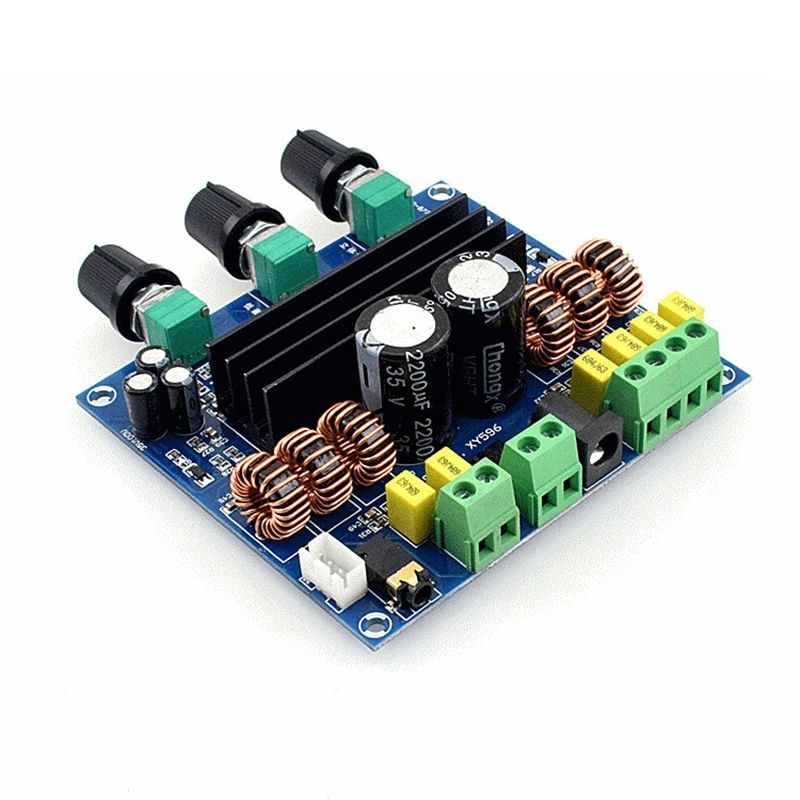 2 1 Digital o Power Amplifier Board 2 X 80W 100W TPA3116D2 Subwoofer Amplifiers DC12 26V Amplificador Module