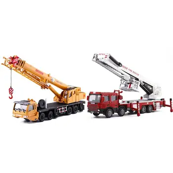 

1:50 Alloy Engineering Vehicles,High Simulation Fire Truck & 1:55 Lifter Alloy Diecast Model