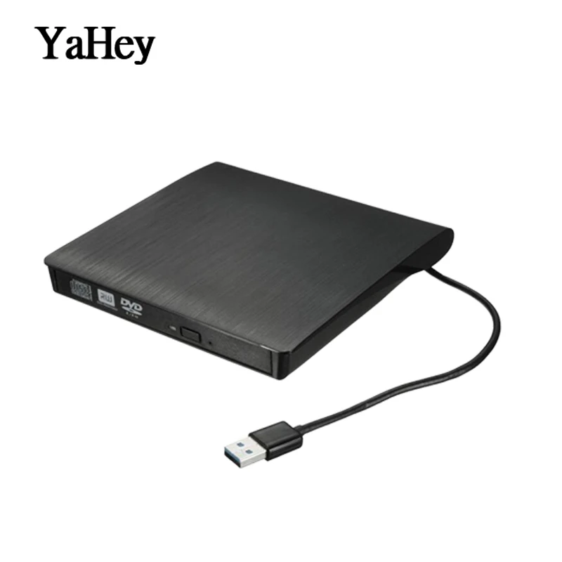 USB 2,0 Внешний DVD привод портативный CD/DVD RW ГОРЕЛКА ультра-тонкий DVD/CD rom плеер для настольных ноутбуков с Windows/MAC OS - Цвет: DVD Burner