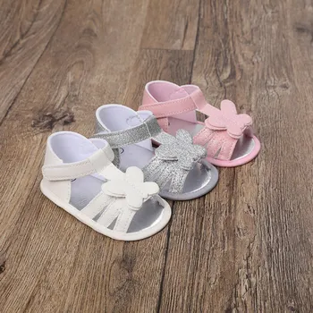 

New Kids Soft Sole Crib Shoes Newborn Baby Boy Girl Sandals Sneaker Shoes Trainers Infant 0-18 Months