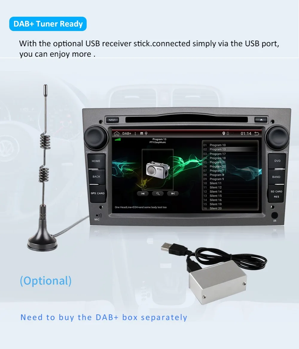 Best Bosion 4G+64G 2Din Android 9.0 Radio Car DVD Multimedia Player For Opel Vectra Corsa D Astra H Steering-Wheel Audio Video WIFI 17