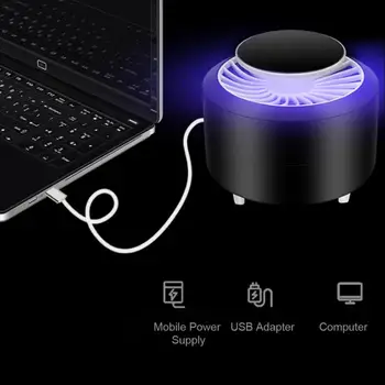 

USB Charging LED Photocatalytic Electric Mosquito Insect Killer Trap Lamp LED Light Bug Zapper Pest Controls Home Outdoor