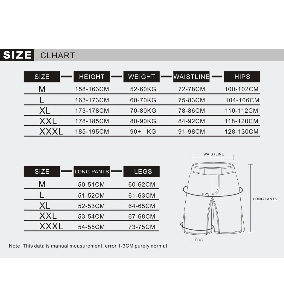 MMA Shorts MMA Boxing Sports Fitness Loose Large Size Shorts Thai Fist Pants Running Fights