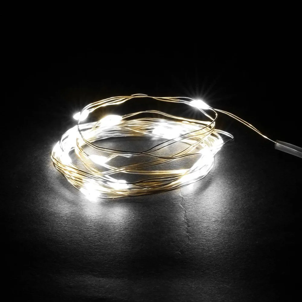 9.8ft 3 м 30LED IP68 Водонепроницаемый медный провод Дайвинг гирлянды декоративное освещение Струны для рождества праздника свадьбы декор