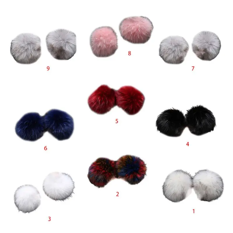

Oversized Faux Rabbit Fur Thicken Cuff Women Winter Warm Wrist Gloves Oversleeve Arm Warmer
