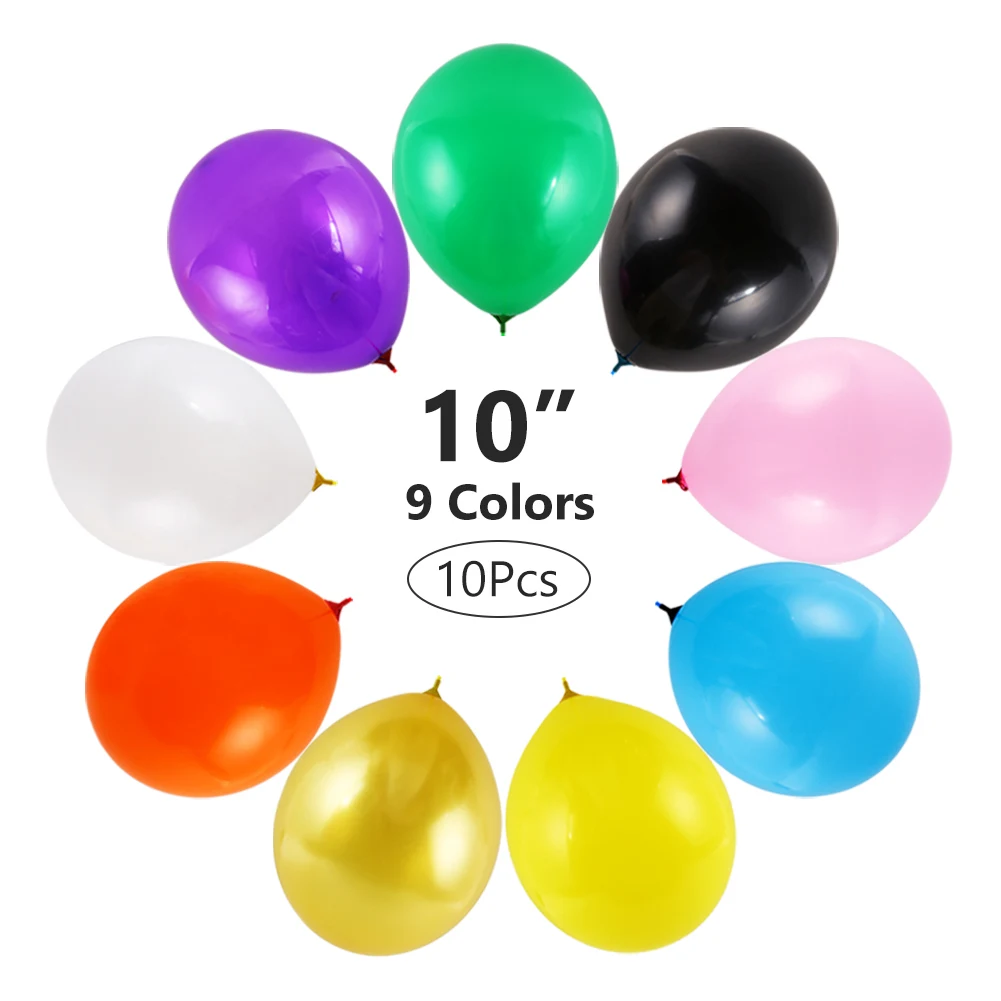 Латексные воздушные шары вечерние 10 дюймов с днем рождения свадебные