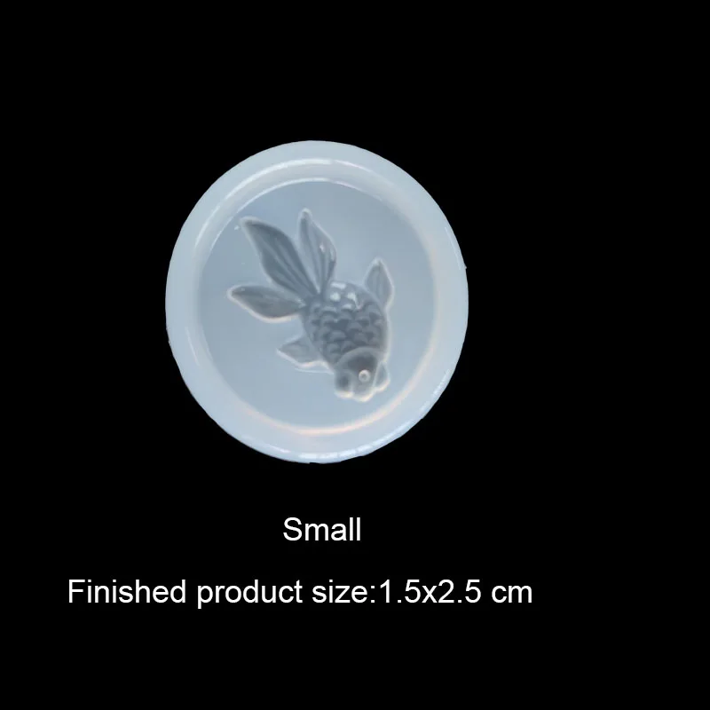 1PC Fish Scale Fish Expoxy Necklace Jewelry Pendants Tools Crystal Scale Jewelry Resin Molds for Jewelry Making Tool