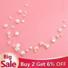Best Price ASHIQI Multilayer White Natural Baroque Pearl Choker Necklace for Women Simple Style Handmade DIY Wedding Party Jewelry gift Best Price ASHIQI Multilayer White Natural Baroque Pearl Choker Necklace for Women Simple Style Handmade DIY Wedding Party Jewelry gift