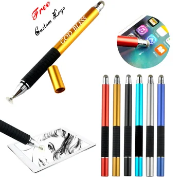 

Free Custom Logo Disc Stylus Touch Screen Capacitive pen For Iphone Ipad Android Smartphones High-Precision Multi-Function Pens