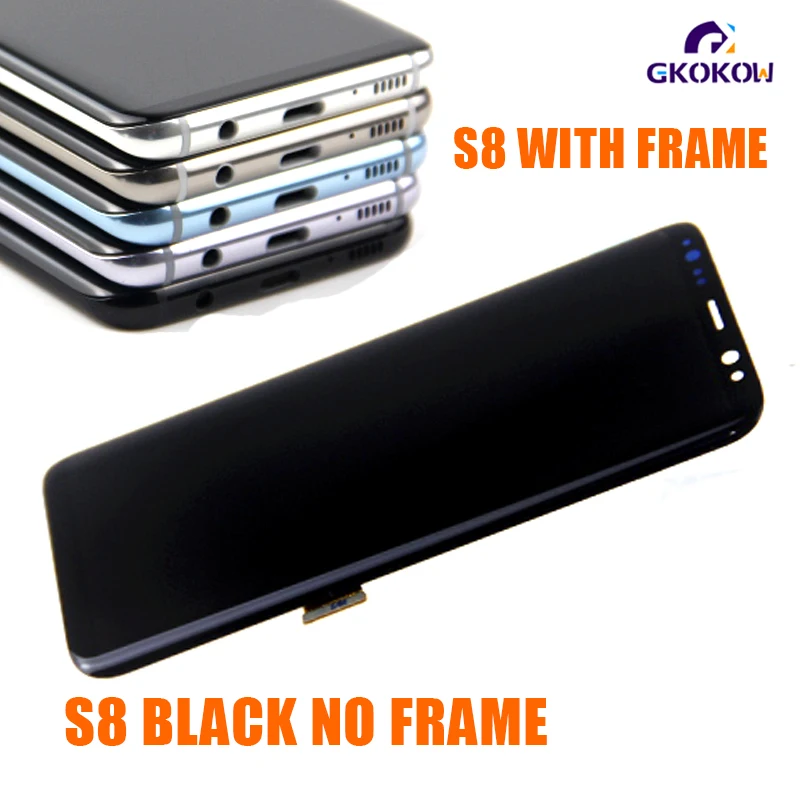 

LCD+Frame For SAMSUNG Galaxy S8 Display G950 G950F Touch Screen Digitizer Assembly warranty