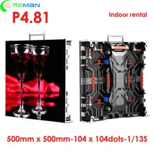 Многоязычная поддержка внутренней СВЕТОДИОДНОЙ вывески P3.91 P4.81 smd хорошая цена электрический портативный светодиодный рекламный экран