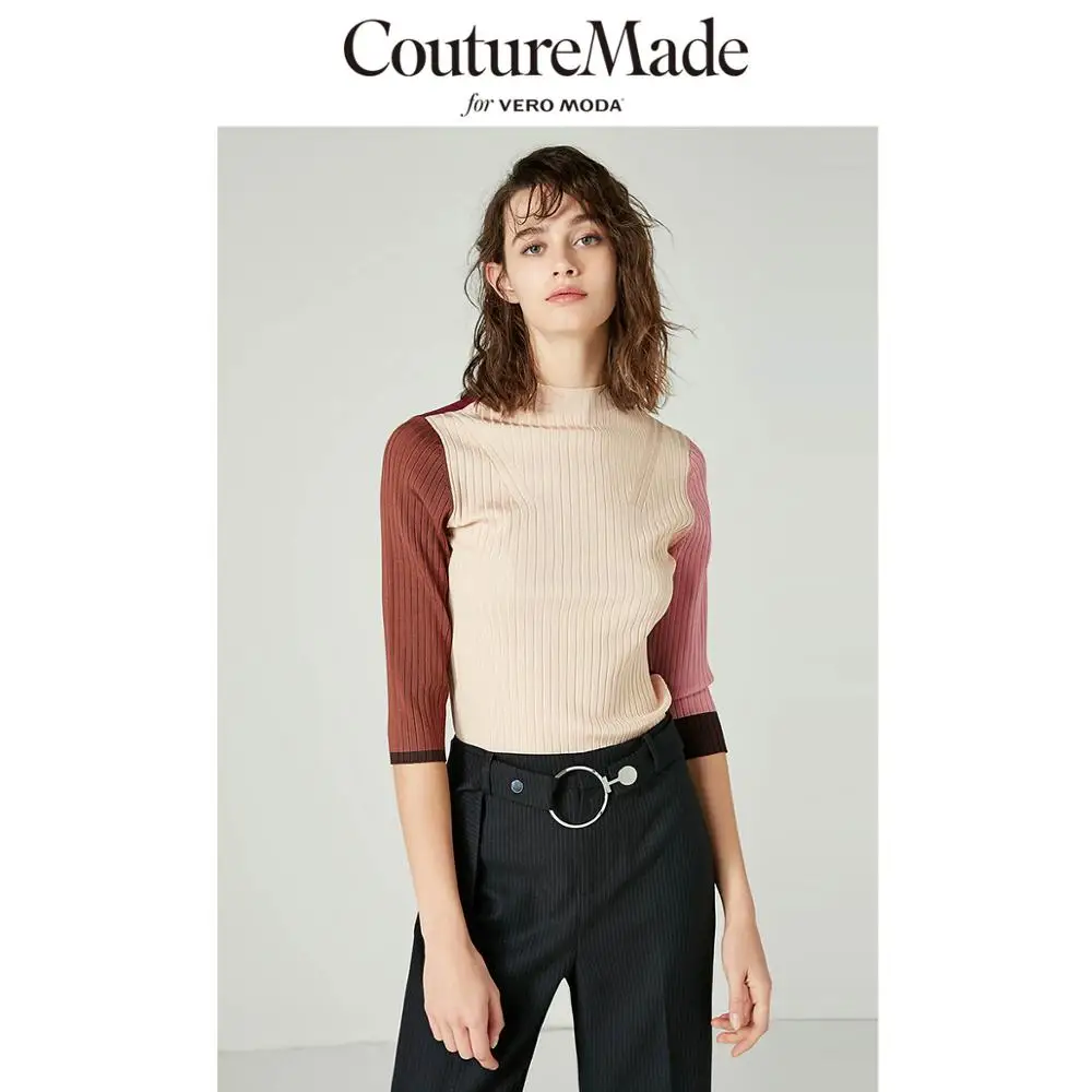 Pink tint Vero Moda тонкий крой ассорти цветов 3/4 вязанные рукава | 318424520 - Цвет: Pink tint