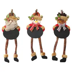 Кукла с доской w/кукла с ногами форма кулон оригинальный подарок к Рождеству домашнего интерьера украшения Праздничная вечеринка для детей