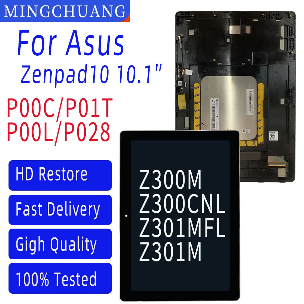 Новая Оригинальная сборка 10 1 дюйма с рамкой для ASUS ZenPad P00C Z300M P01T Z300CNL P00L Z301MFL P028 Z301M