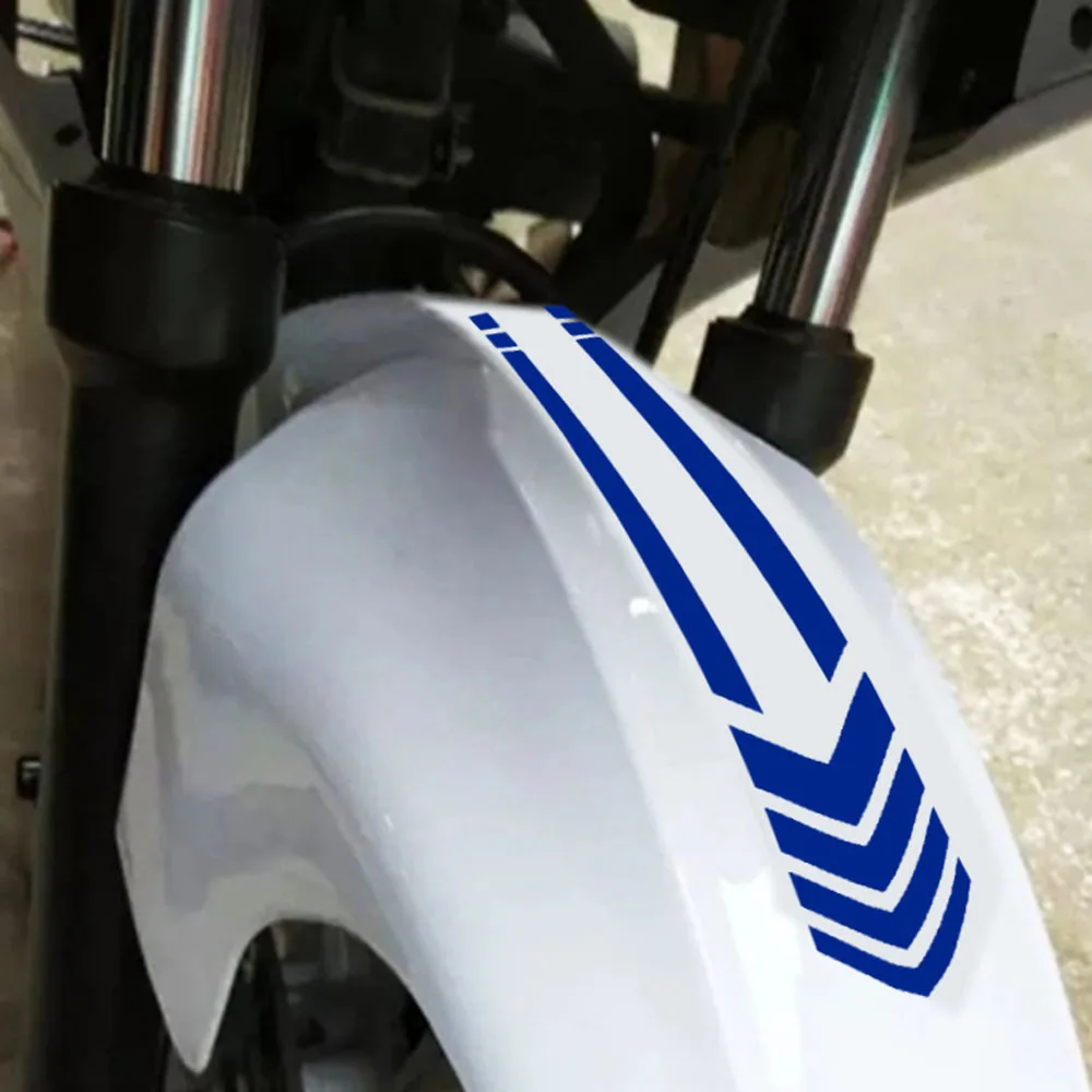 Светоотражающая велосипедная наклейка для мотоцикла, велосипедная Рама, Передние наклейки на вилке MTB, велосипедная наклейка s, наклейка для шоссейного велосипеда, велосипедная наклейка s, велосипедные наклейки - Цвет: blue