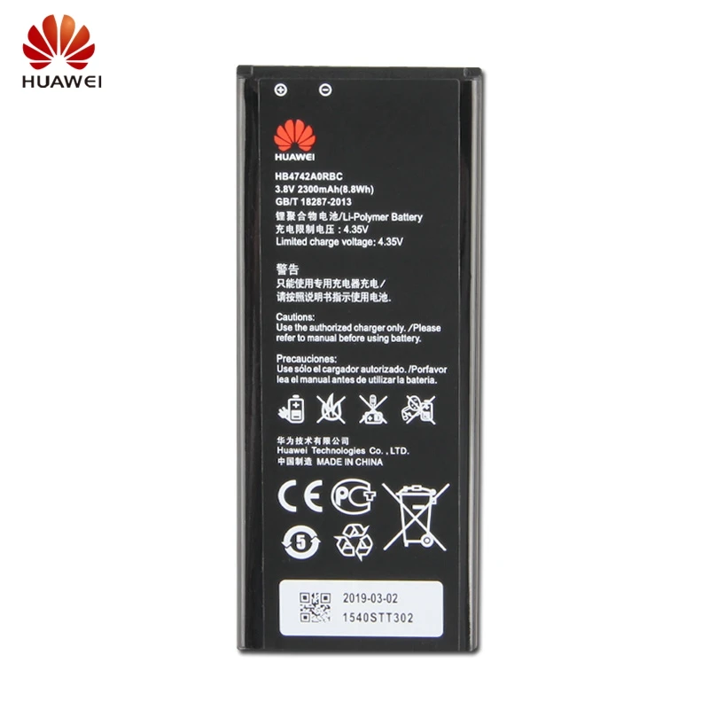 Оригинальная замена Батарея huawei HB4742A0RBC для huawei Honor 3c Ascend G630 G730 G740 H30-T00 H30-T10 H30-U10 2300 мА-ч