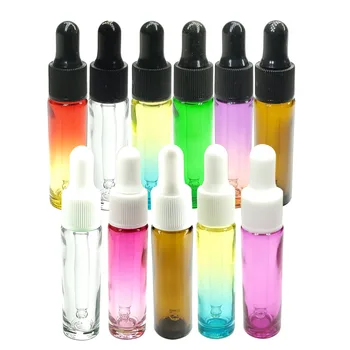 

5PCS Glass Perfume Pipette 10ML Dropper Bottle Portable Mini Essential Oil Container Bottle