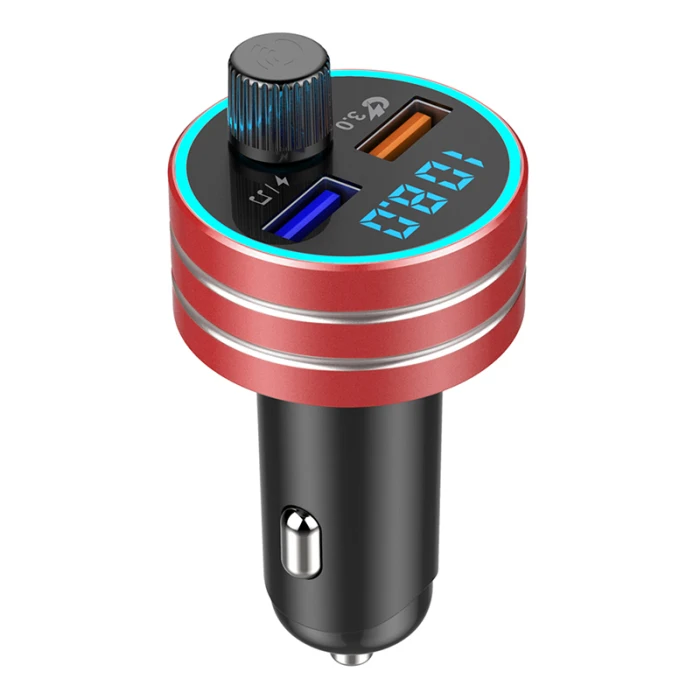 Автомобильный аудио mp3-плеер Bluetooth fm-передатчик с QC 3,0 Dual USB зарядное устройство NC99