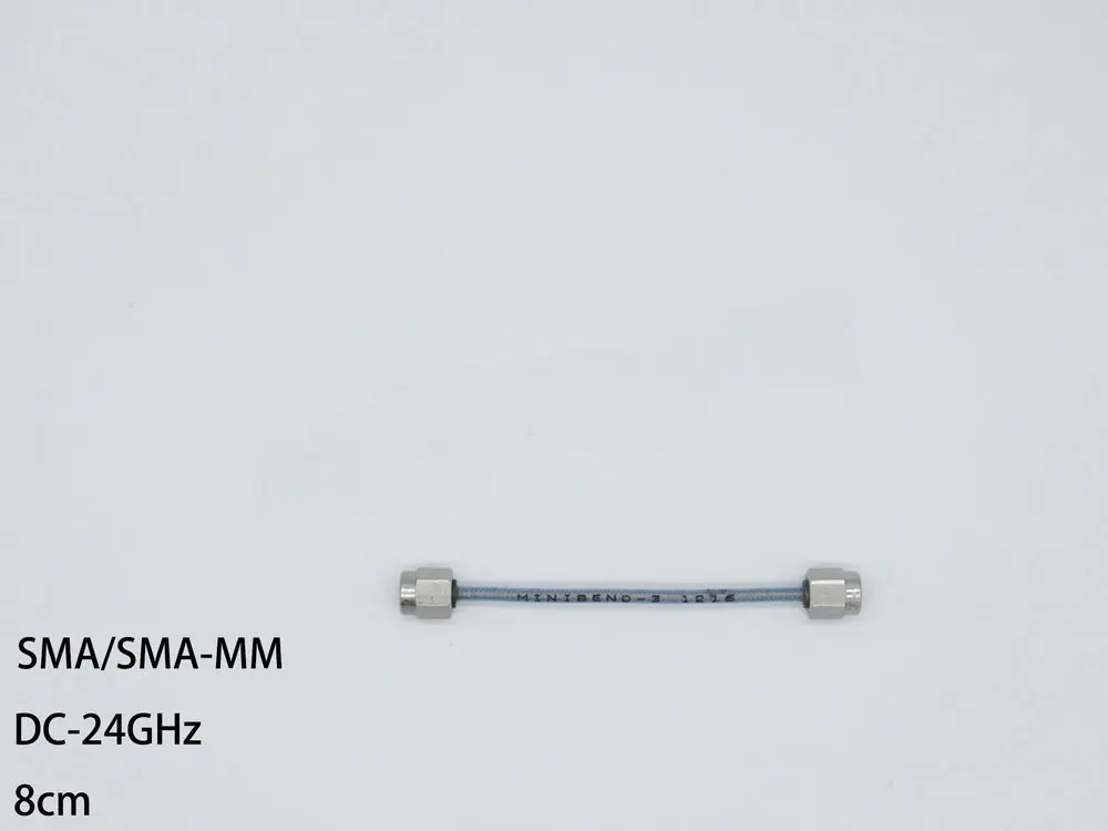 

H+S Minibend-3 DC-24GHz SMA-SMA/JJ 8cm RF Microwave Coaxial Cable Jumper