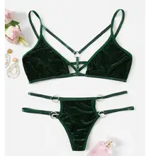 Сексуальное нижнее белье, кружевной бюстгальтер+ стринги наборы кружевного сетчатого лоскутного нижнего белья женские Цветочные без рукавов Холтер кроп Топы стринги 2 шт 30X