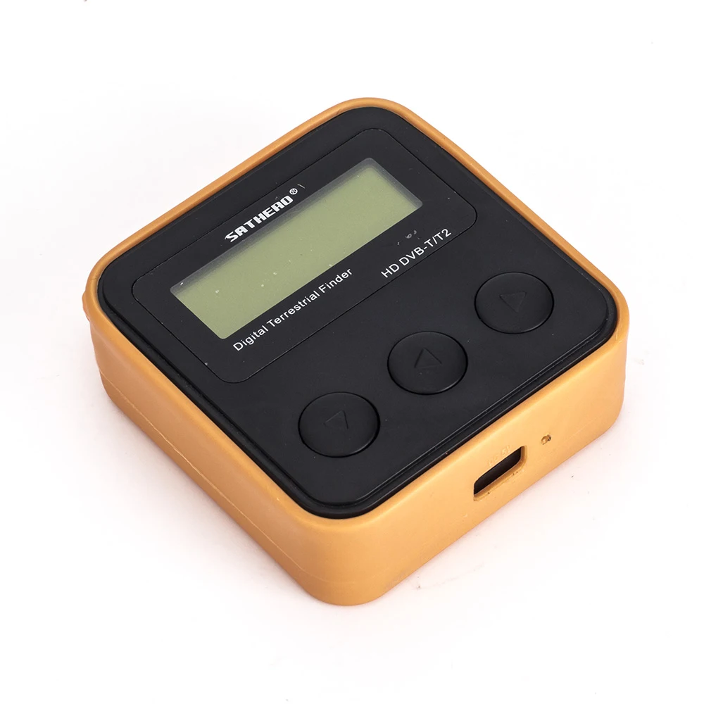 Sathero SH-110HD DVB-T DVB T2 Finder метр карманный наземный сигнал цифровой dvb-T2 тестер ТВ сигнала ЖК-экран dvbt2 sat finder