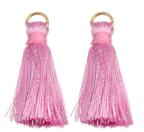 

20PCS/lot Band circle Hanging rope Silk Tassels fringe sewing bang tassel trim key for DIY Embellish curtain access fdg5d