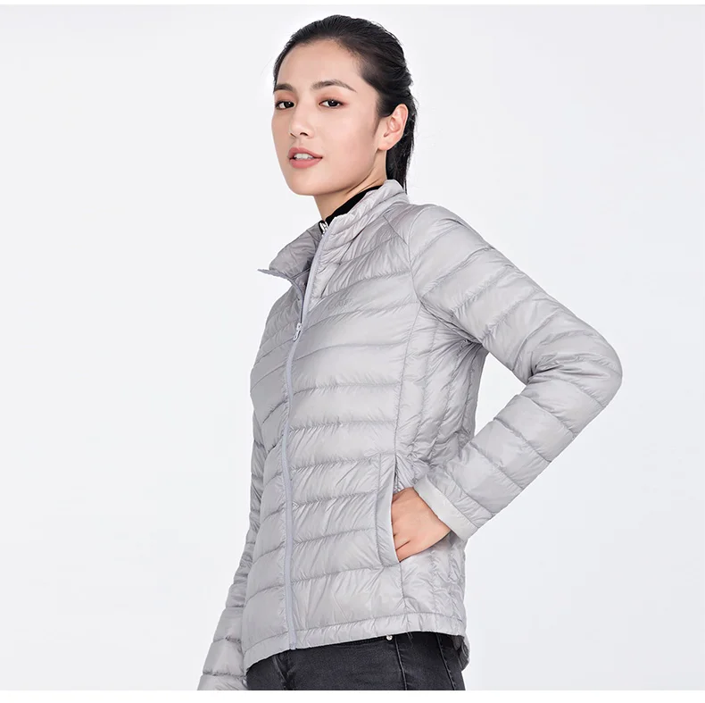 Короткая куртка на утином пуху белого цвета, пальто с гусиным пухом Northface с капюшоном для женщин и мужчин, ультра-светильник, теплая парка больших размеров