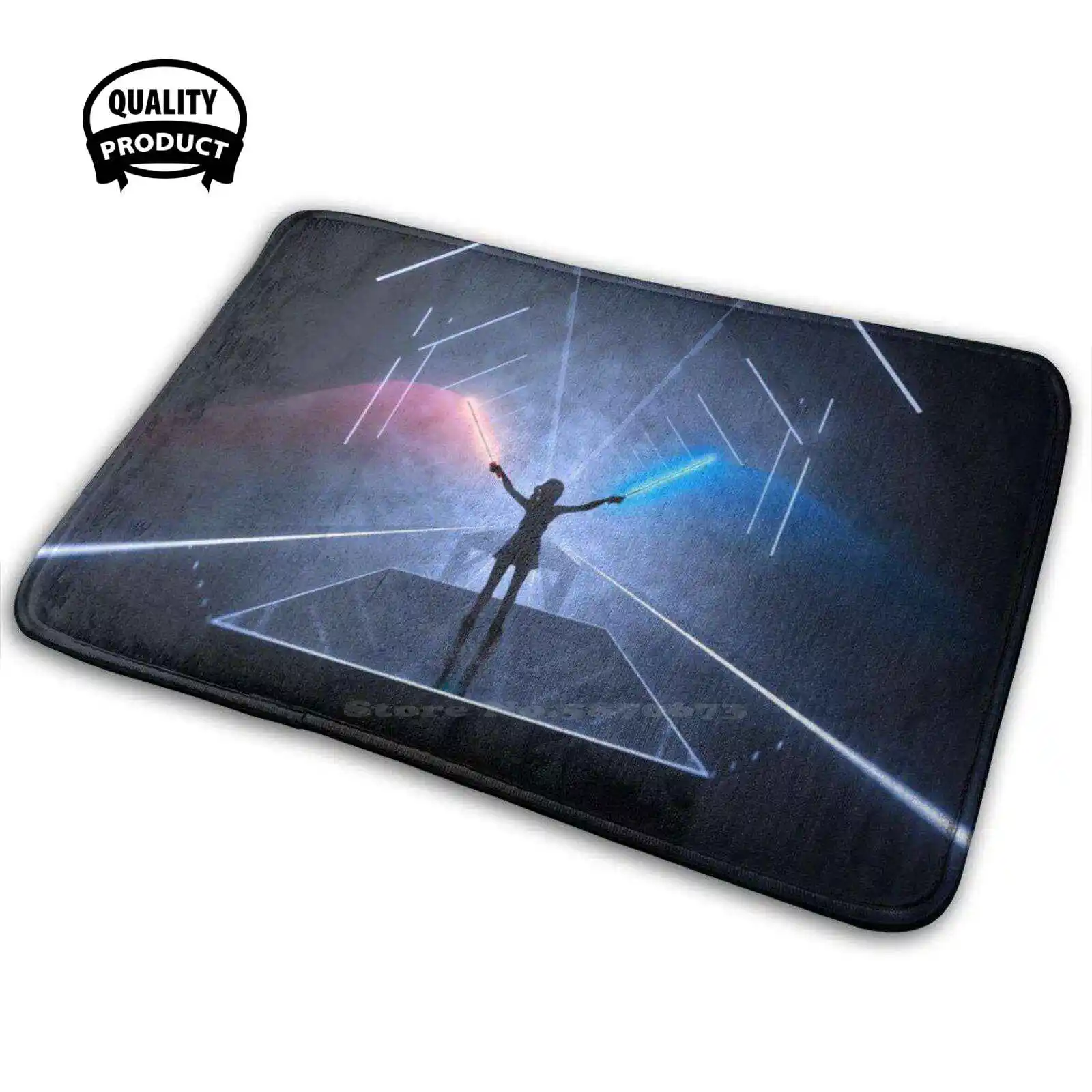 Beat Saber Art Print Comodo Zerbino Tappeto Tappeto Cuscino Beat Saber Beat Bs Aber Aber