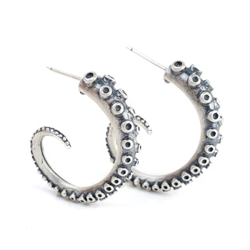 

Gothic Punk Tails Boho Octopus Tentacles Stud Earrings Gift
