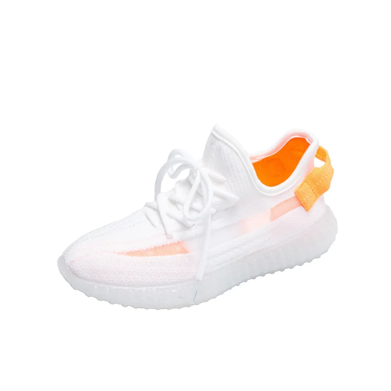 Special Price Zapatillas deportivas transpirables para mujer, nuevo estilo, a la moda, combina con todo, tejido, para verano, 2021 xXK70wy9o