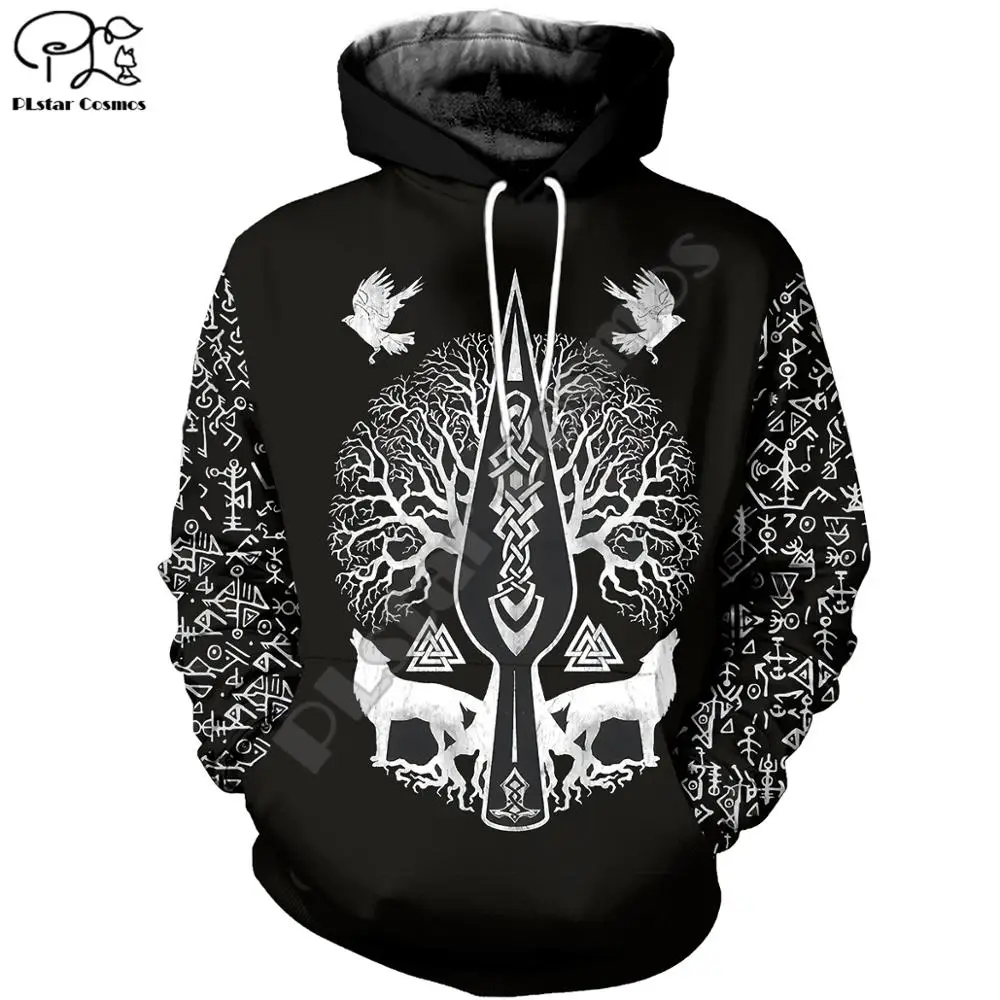 

PLstar Cosmos Viking Warrior Tattoo New Fashion Tracksuit casual Colorful 3D Print Hoodie/Sweatshirt/Jacket/shirts Men Women s-2