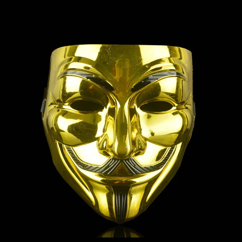 V для Vendetta Маска Guy Fawkes Anonymous Хэллоуин маскарадный костюм косплей Венецианская