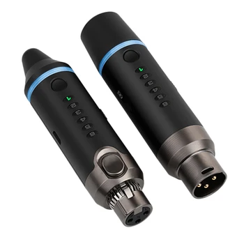 

Microphone Transmitter Receiver Wireless System for Dynamic Microphone Camera Mixer Amp Audio