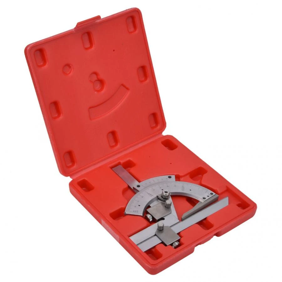 Hiquality Carbon Steel Universal Bevel Protractor 0320 Degree