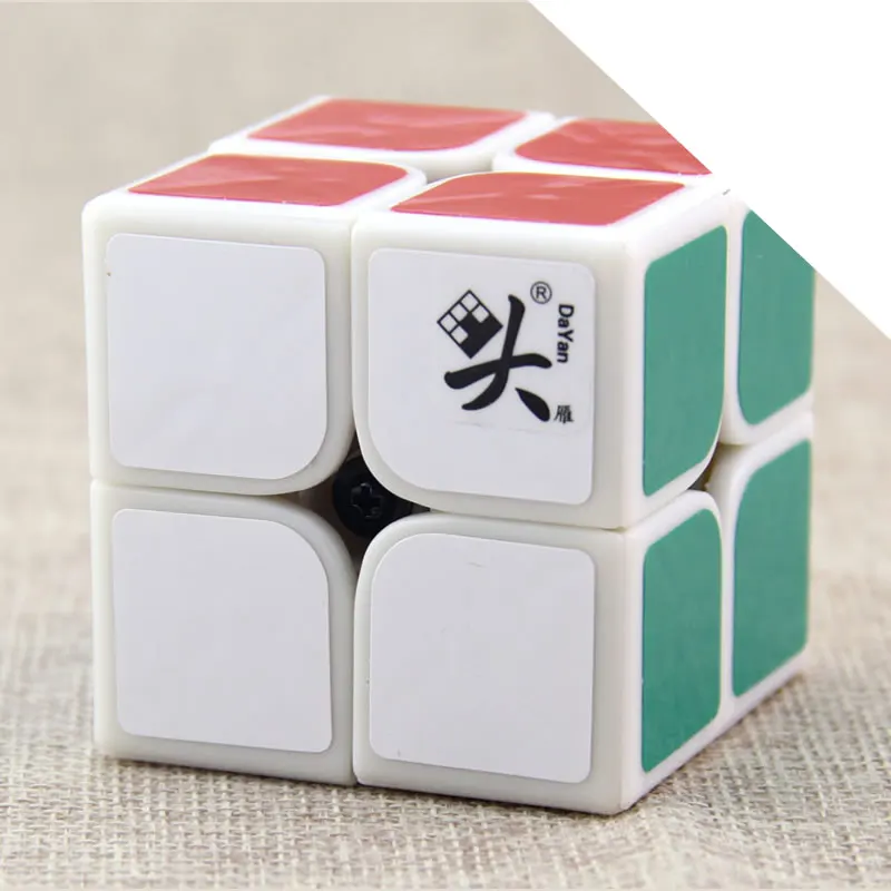 DaYan 2x2x2 кубик руб 2x2 46mm/50mm резкий разворот мозга профессиональный Скорость руб головоломки антистресс Непоседа Образовательных игрушки для мальчиков