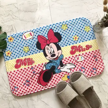 

Cartoon Mickey Minnie Mouse mat cushion 38x58cm Door mat Bathroom Mat kitchen Doorway children room balcony mat Bedroom Carpet