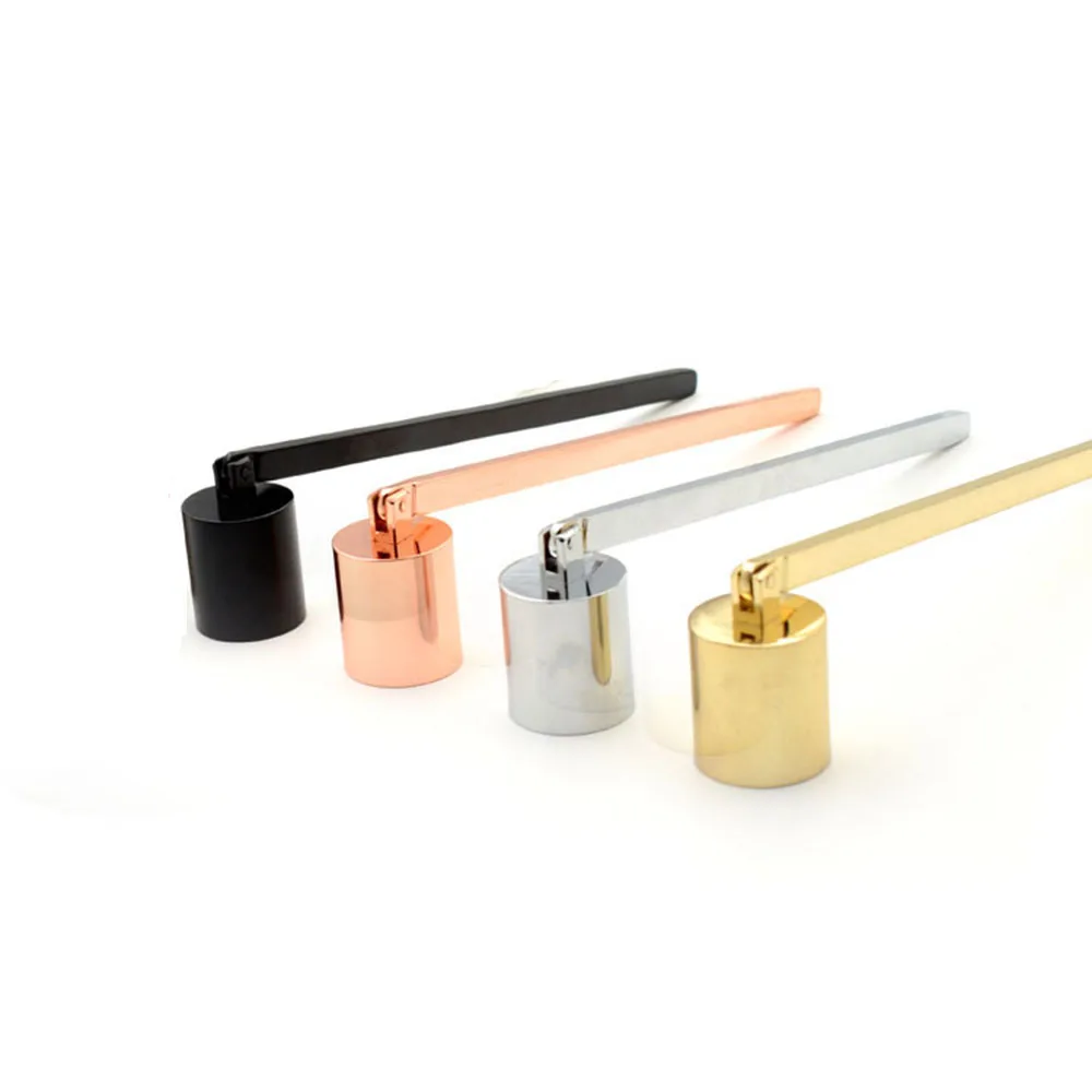 Stainless Steel Straight Tube Candle Snuffer Wick Trimmer Candle Cover Hand Tools Accessories Safely Extinguish