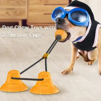 

Pet Toys With Suction Cup Dog Ball Dog Toothbrush Rubber Dog Toy Puppy Toys Dog Toys For Large Small Dogs Popular Toys Pet Shop