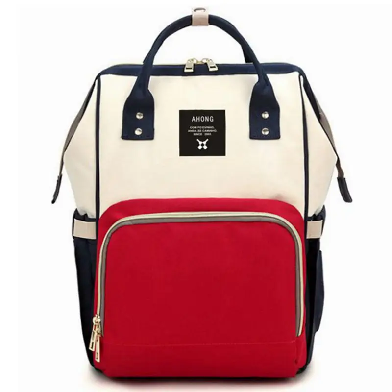 

2018 New Style Diaper Bag Multi-functional Large-Volume Mom And Baby Backpack Nursing Backpack Women's Korean-style Fashion Momm